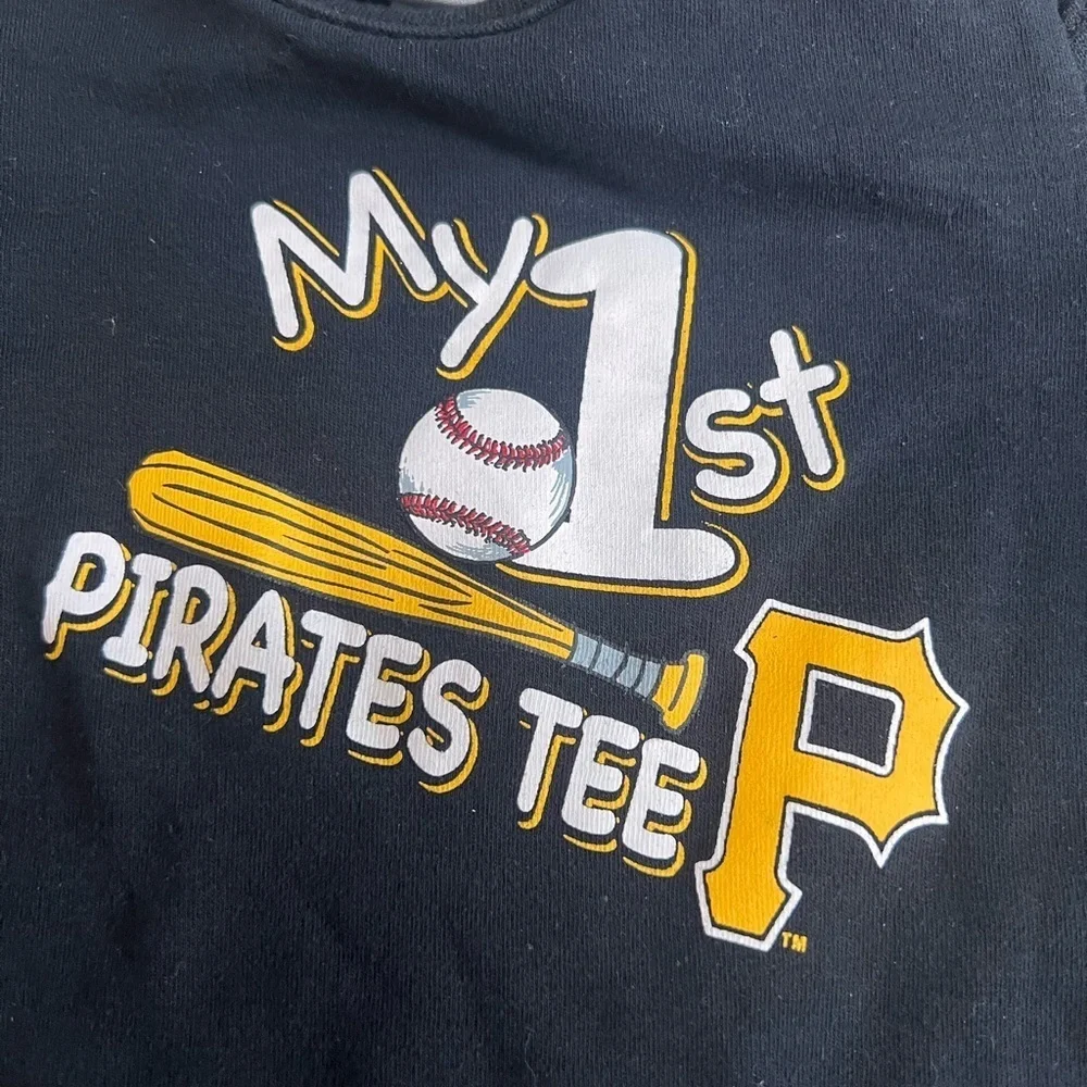 Pittsburgh Pirates-My First Pirates T-Shirt Baby Size 3-6 Months 100% Cotton